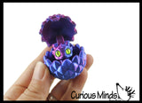 NEW - 3D Printed Baby Dragon in Egg Fidget Toy - Unique Sensory Toy Mini