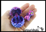 NEW - 3D Printed Baby Dragon in Egg Fidget Toy - Unique Sensory Toy Mini
