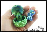 NEW - 3D Printed Baby Dragon in Egg Fidget Toy - Unique Sensory Toy Mini