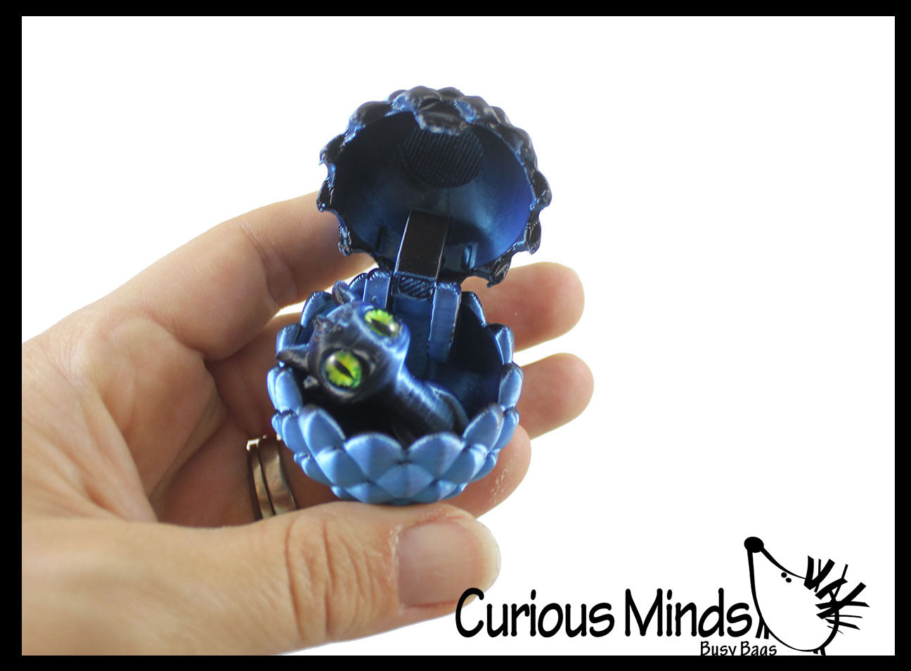 NEW - 3D Printed Baby Dragon in Egg Fidget Toy - Unique Sensory Toy Mini