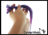 NEW - 3D Printed Large 12" Dragon Wiggle Articulated Jointed Moving Fidget Toy - Unique Sensory