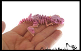 NEW - 3D Printed Dino Fossil Skeleton Wiggle Articulated Jointed Moving Fidget Toy - Unique Sensory