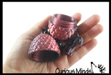 NEW - 3D Printed Baby Dragon in Egg on Clip Fidget Toy - Unique Sensory Toy Mini