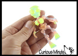 NEW - 3D Printed Skeleton Wiggle Articulated Jointed Moving Fidget Toy - Unique Sensory Halloween Spooky