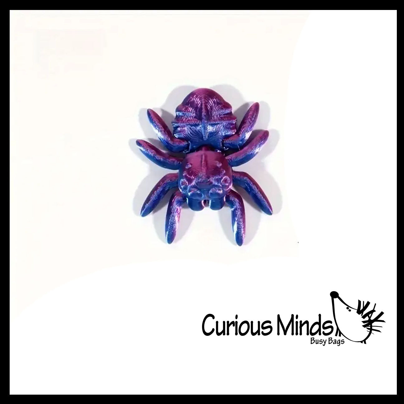 NEW - 3D Printed Spider Wiggle Articulated Jointed Moving Fidget Toy - Unique Sensory