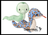NEW - Plush Baby Snake - Adorable Stuffed Animal Toys - Plushie Soothie Reptile Cute
