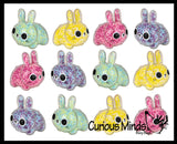 Bunny Fidget Balls - Air and Styrofoam Bead Filled Squeeze Stress Balls  -  Sensory, Stress, Fidget Toy Super Soft
