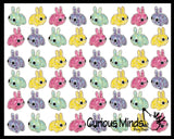 Bunny Fidget Balls - Air and Styrofoam Bead Filled Squeeze Stress Balls  -  Sensory, Stress, Fidget Toy Super Soft