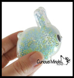 Bunny Fidget Balls - Air and Styrofoam Bead Filled Squeeze Stress Balls  -  Sensory, Stress, Fidget Toy Super Soft