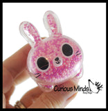 Bunny Fidget Balls - Air and Styrofoam Bead Filled Squeeze Stress Balls  -  Sensory, Stress, Fidget Toy Super Soft