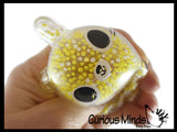Bunny Fidget Balls - Air and Styrofoam Bead Filled Squeeze Stress Balls  -  Sensory, Stress, Fidget Toy Super Soft