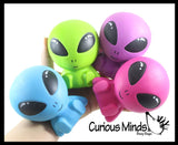 Alien Squishy Slow Rise Foam -  Scented Sensory, Stress, Fidget Toy Memory Foam Expands