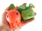 Angler Fish Cute Sea Creatures Stretchy and Squeezy Toy - Crunchy Bead Filled - Fidget Stress Ball - Flashlight Fish