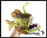 Plush Anglerfish Stuffed Animal Toy - Plushie Stuffie Ocean Angler Fish Headlamp