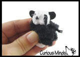 Cute Fuzzy Plush Animal Clip On - Squeeze to Clip on Clothes Pencils - Retro 80's Toy