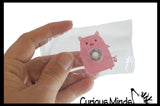 Mini Animal Themed Adorable Fidget Spinners - Cute Party Favor Fidget