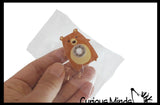 Mini Animal Themed Adorable Fidget Spinners - Cute Party Favor Fidget