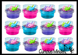Axolotl and Putty - Putty with 2 Axolotl Figures - Squishy Cute Sea Creatures Stretchy and Squeezy Toy Figurine - Fidget Stress Ball Slime