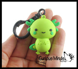 NEW - Axolotl Accessory - Small on Clip For Keychain, Backpack, Bag, Zipper -  Axolotyl Toy - Unique