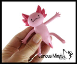 Axolotl Bendable Fidget Toys - Cute Mini Animal Figurines - Party Favors, Prizes