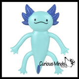 Axolotl Bendable Fidget Toys - Cute Mini Animal Figurines - Party Favors, Prizes