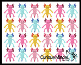Axolotl Bendable Fidget Toys - Cute Mini Animal Figurines - Party Favors, Prizes