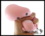 Axolotl - Soft Creamy Doh Filled Squeeze Stress Balls  -  Sensory, Stress, Fidget Toy Super Soft
