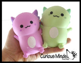 Axolotl - Soft Creamy Doh Filled Squeeze Stress Balls  -  Sensory, Stress, Fidget Toy Super Soft