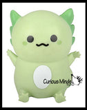 Axolotl - Soft Creamy Doh Filled Squeeze Stress Balls  -  Sensory, Stress, Fidget Toy Super Soft