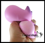 Axolotl - Soft Creamy Doh Filled Squeeze Stress Balls  -  Sensory, Stress, Fidget Toy Super Soft