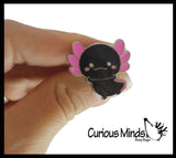 BULK - WHOLESALE -  SALE - Axolotl Mood Rings - Color Changing Heat Sensitive Jewelry for Children - Adjustable Ring Kids