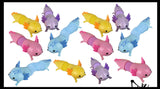 Axolotl Cute Pull and Pop Snap Animal Expanding Flexible Accordion Tube Toy - Free Play - Open Ended Fidget Toy