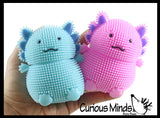 Axolotl Puffer Air- Filled Squeeze Stress Balls - Walking Fish  -  Sensory, Stress, Fidget Toy