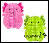 Axolotl Puffer Air- Filled Squeeze Stress Balls - Walking Fish  -  Sensory, Stress, Fidget Toy