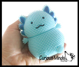 Axolotl Puffer Air- Filled Squeeze Stress Balls - Walking Fish  -  Sensory, Stress, Fidget Toy