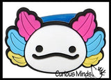 LAST CHANCE - LIMITED STOCK - SALE  - Axolotl Rings  - Jewelry for Children - Ring Kids Party Favors
