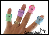 Axolotl Rings  - Cute Plastic Charms Jewelry for Children - Ring Kids Party Favors