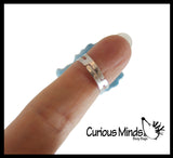 Axolotl Rings  - Cute Plastic Charms Jewelry for Children - Ring Kids Party Favors