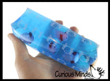 Jumbo Axolotl Animal Water Filled Tube Snake Stress Toy - Squishy Slippery Wiggler Sensory Fidget Ball