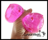 Jumbo Axolotl Animal Water Filled Tube Snake Stress Toy - Squishy Slippery Wiggler Sensory Fidget Ball