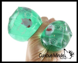 Jumbo Axolotl Animal Water Filled Tube Snake Stress Toy - Squishy Slippery Wiggler Sensory Fidget Ball