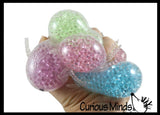 Axolotl - Water Gel Bead Filled Squeeze Stress Balls  -  Sensory, Stress, Fidget Toy Super Soft