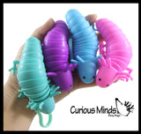 Axolotl Fidget -Small on Clip Wiggle Articulated Jointed Moving Axolotyl Toy - Unique