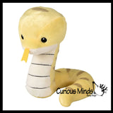 NEW - Plush Baby Snake - Adorable Stuffed Animal Toys - Plushie Soothie Reptile Cute