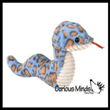 NEW - Plush Baby Snake - Adorable Stuffed Animal Toys - Plushie Soothie Reptile Cute