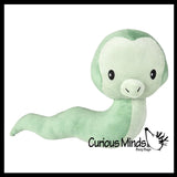 NEW - Plush Baby Snake - Adorable Stuffed Animal Toys - Plushie Soothie Reptile Cute