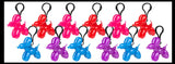 Mini Balloon Dog on Clip Stretchy Toy - Cute Squishy Sensory Fidget Toy - Party Favors & Prizes