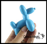 Mini Balloon Dog Doh Filled Stress Ball - Cute Squishy Sensory Fidget Toy - Party Favors & Prizes