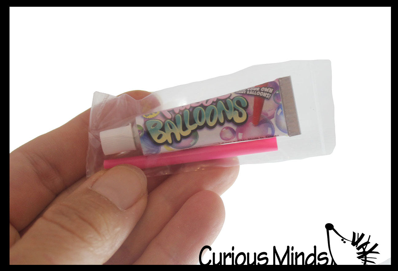 Plastic Balloons - Balloonies - Retro Toy - Blow Plastic Bubbles