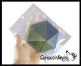 NEW - Large 4" Hexagon 3DPrinted Magic Maze Telescoping Fidget Toy - Auditory Fun Shifting Tunnel Puzzle 3D Fidget - Nesting Nested Telescopic